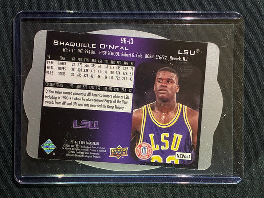 2014-15 SPX SHAQUILLE O'NEAL 1996 Retro Die-Cut #13