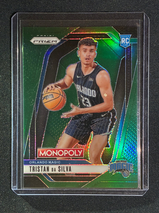 2024-25 Prizm Monopoly TRISTAN DA SILVA Rookie Dark Green 11/35 #48