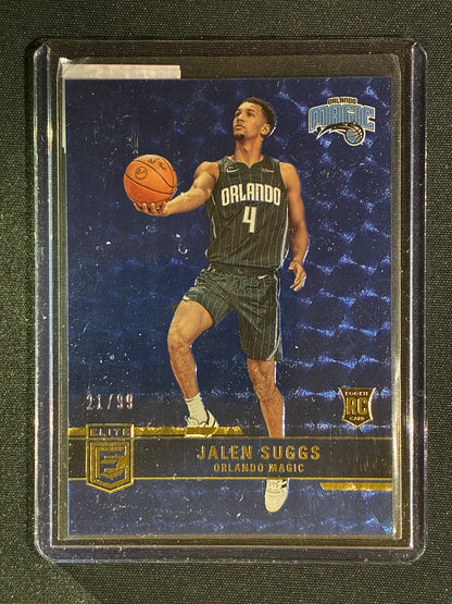 2021-22 Donruss Elite JALEN SUGGS Rookie Blue 21/99 #244