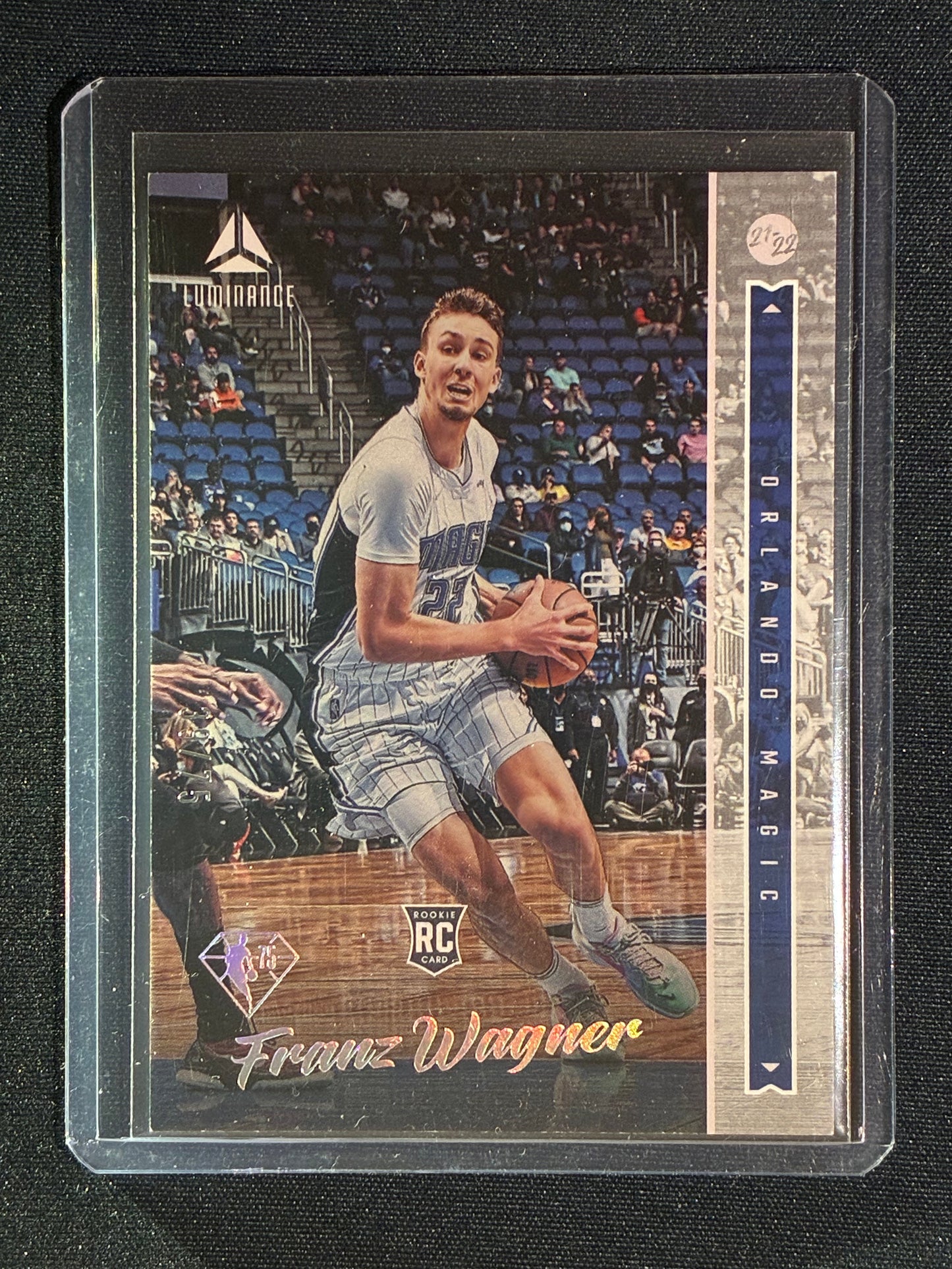 2021-22 Chronicles FRANZ WAGNER Luminance Rookie 75th Anniversary Silver 39/75 #236