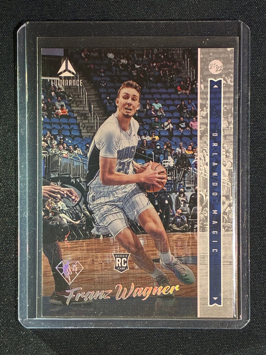 2021-22 Chronicles FRANZ WAGNER Luminance Rookie 75th Anniversary Silver 39/75 #236