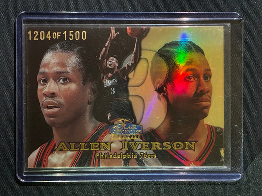 1998-99 Flair Showcase ALLEN IVERSON Row 1 Showpiece 1204/1500