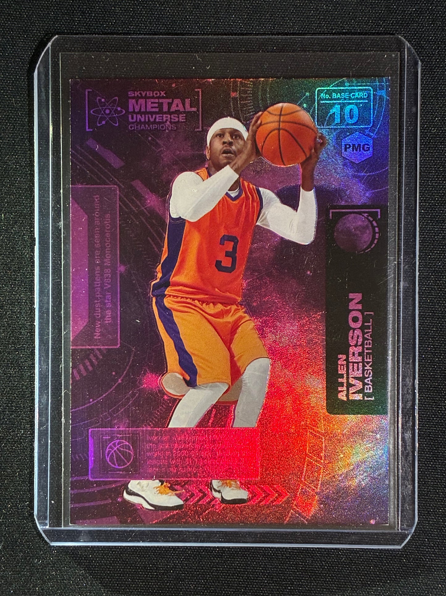 2021-22 Metal Universe Champions ALLEN IVERSON Precious Metal Gems PMG Pink 31/75 #10