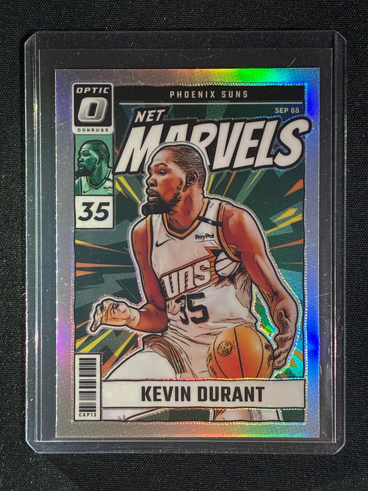 2024-25 Donruss Optic KEVIN DURANT Net Marvels Holo Silver Prizm #18