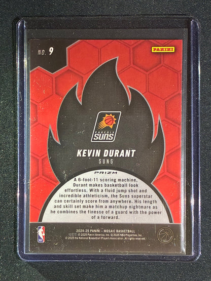 2024-25 Mosaic KEVIN DURANT Heat Check Mosaic Silver SP #9