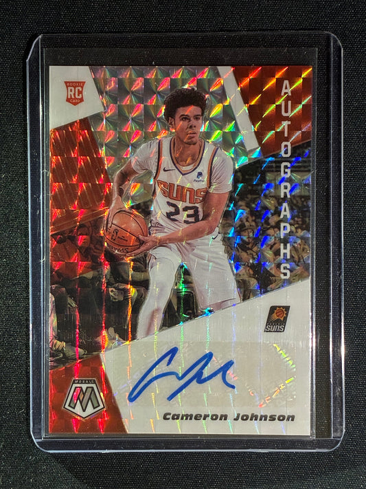 2019-20 Mosaic CAMERON JOHNSON Rookie Auto Mosaic Silver #CJN