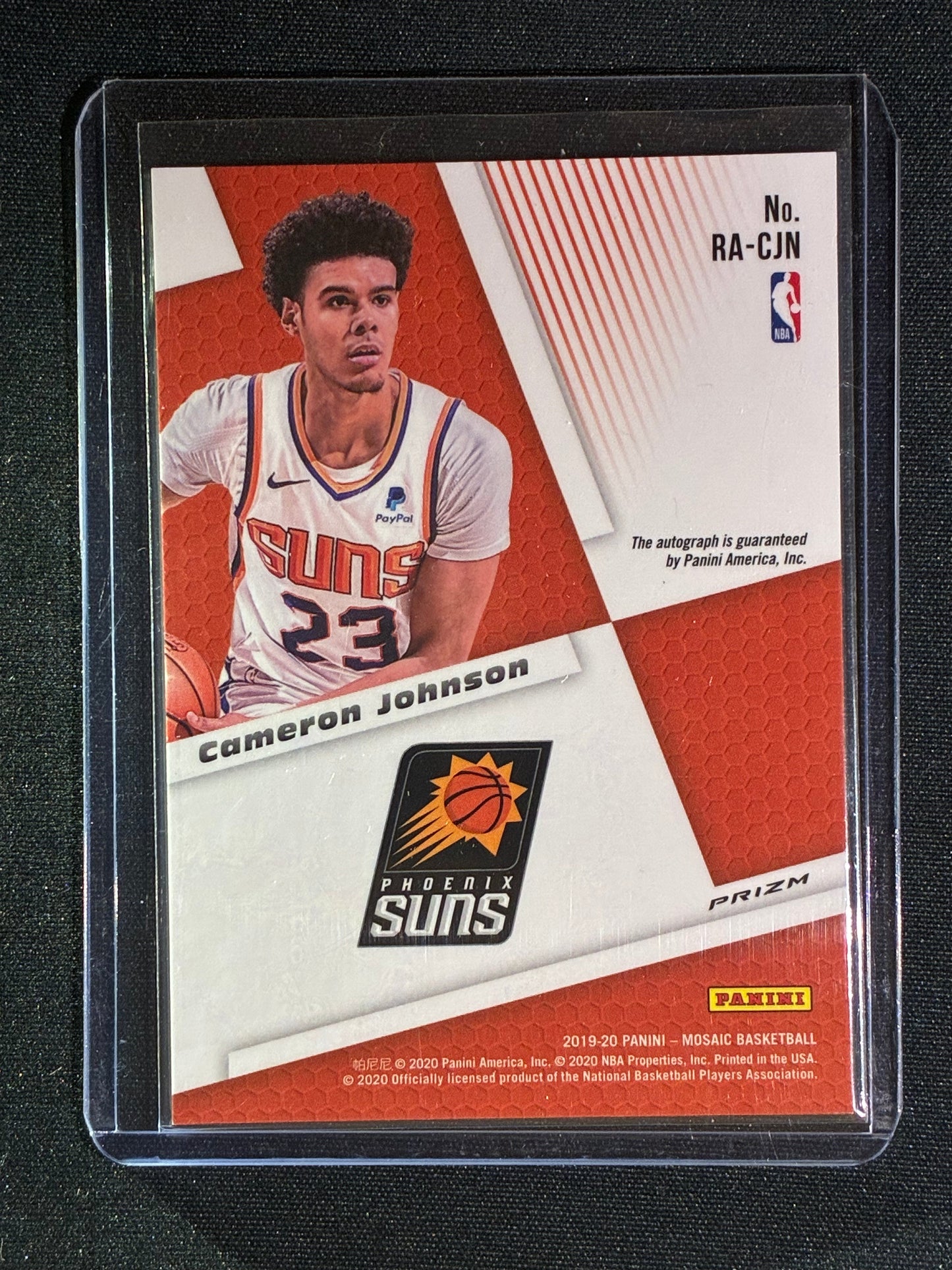 2019-20 Mosaic CAMERON JOHNSON Rookie Auto Mosaic Silver #CJN