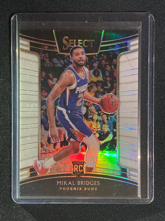 2018-19 Select MIKAL BRIDGES Concourse Rookie White Prizm 78/149 #95