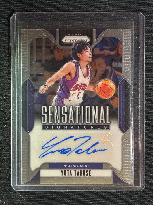 2024-25 Prizm YUTA TABUSE Sensational Signatures Auto Base #YTS