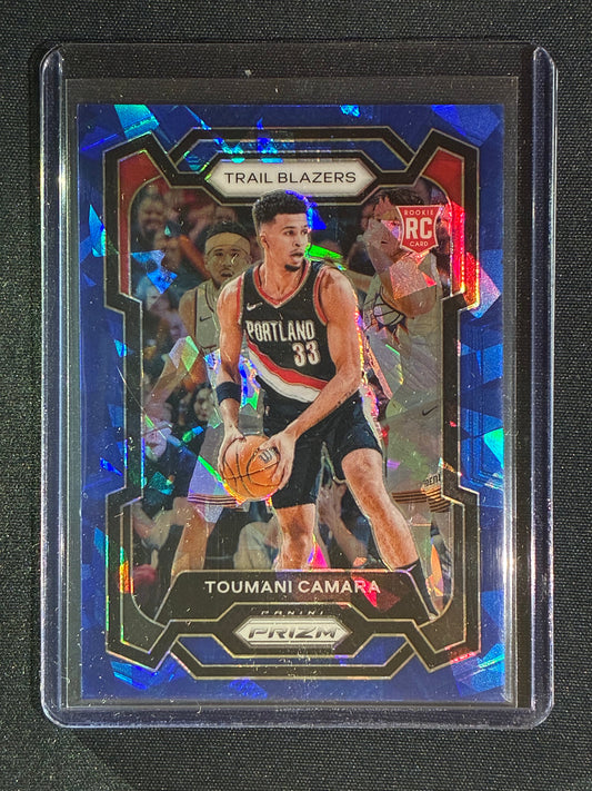 2023-24 Prizm TOUMANI CAMARA Rookie Blue Ice 98/125 #164