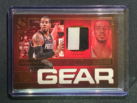 2024-25 Silhouette LAMARCUS ALDRIDGE NBA Gear Patch Bronze 82/99