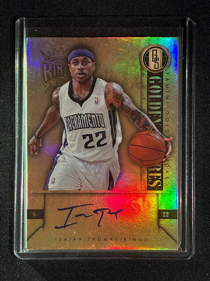 2011-12 Gold Standard ISAIAH THOMAS Golden Signatures Auto #IT