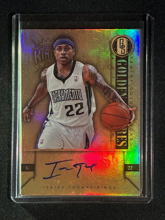 2011-12 Gold Standard ISAIAH THOMAS Golden Signatures Auto #IT