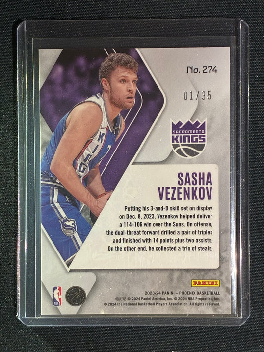 2023-24 Phoenix SASHA VEZENKOV International Rookie Blue 1/35 #274