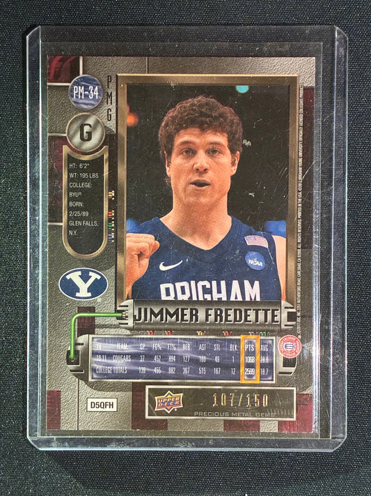 2011-12 Metal Universe JIMMER FREDETTE Rookie Precious Metal Gems PMG Red 107/150 #PM-34