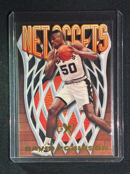 1997-98 EX2000 DAVID ROBINSON Net Assets Die-Cut #16