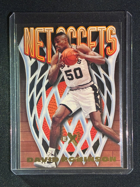 1997-98 EX2000 DAVID ROBINSON Net Assets Die-Cut #16