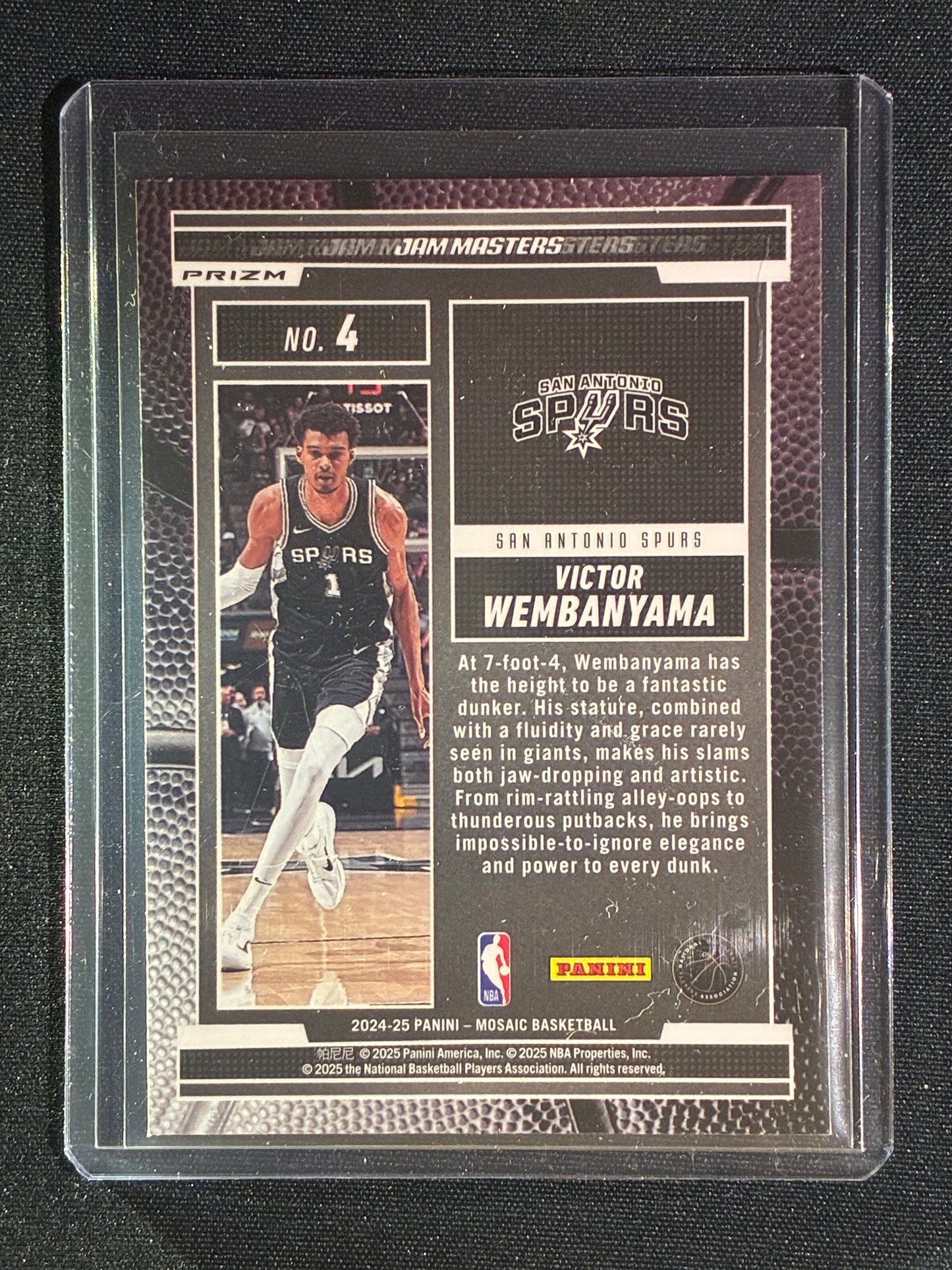 2024-25 Mosaic VICTOR WEMBANYAMA Jam Masters Green Mosaic #4