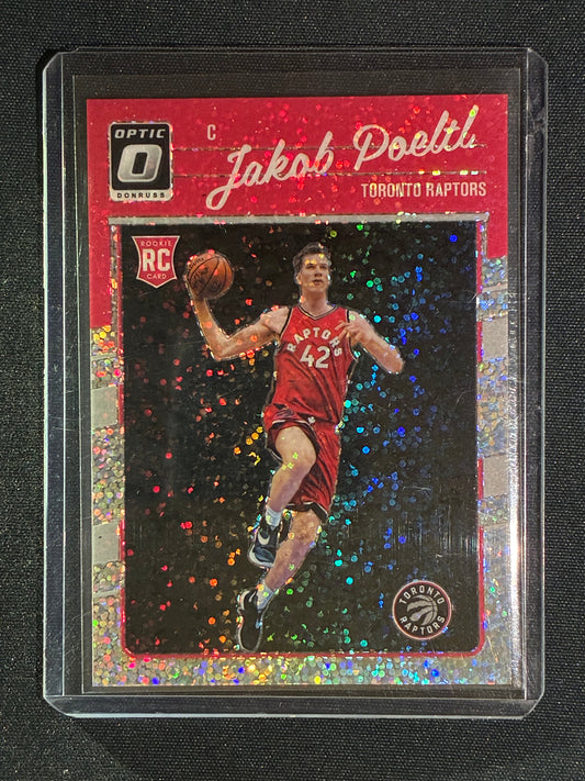 2016-17 Donruss Optic JAKOB POELTL Rookie White Sparkle SSP #159