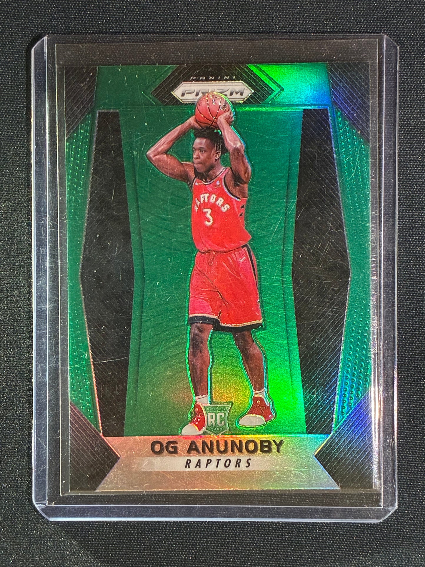 2017-18 Prizm OG ANUNOBY Rookie Green Prizm #38
