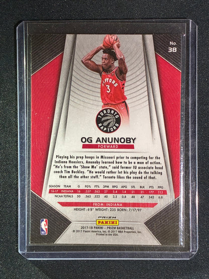 2017-18 Prizm OG ANUNOBY Rookie Green Prizm #38