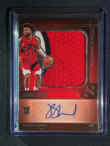 2024-25 Silhouette JAMAL SHEAD Silhouettes Rookie Jersey Patch Auto 98/99