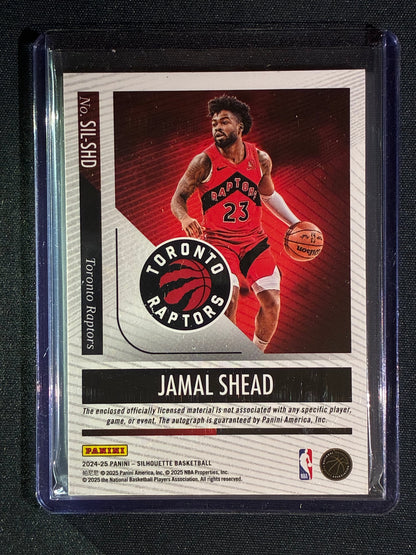 2024-25 Silhouette JAMAL SHEAD Silhouettes Rookie Jersey Patch Auto 98/99