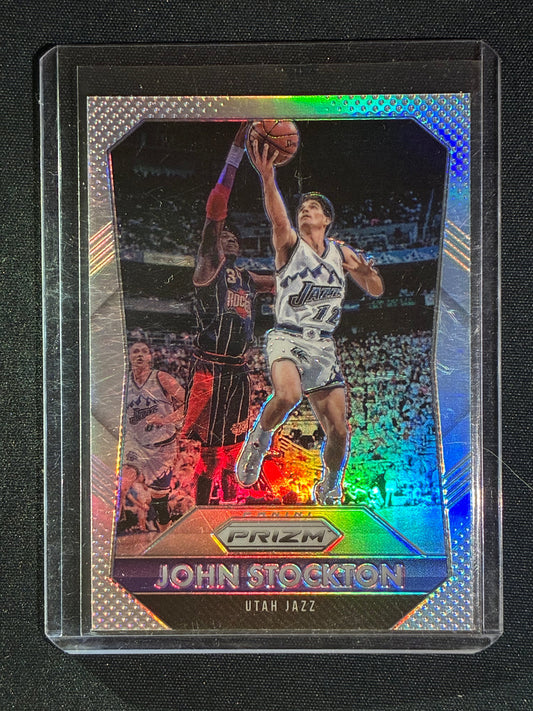 2015-16 Prizm JOHN STOCKTON Silver Prizm #277