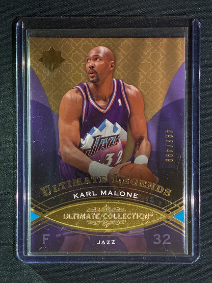 2008-09 Ultimate KARL MALONE Ultimate Legends Gold 495/499 #114