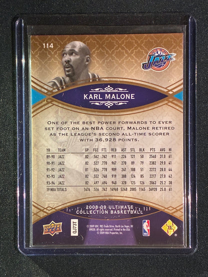 2008-09 Ultimate KARL MALONE Ultimate Legends Gold 495/499 #114
