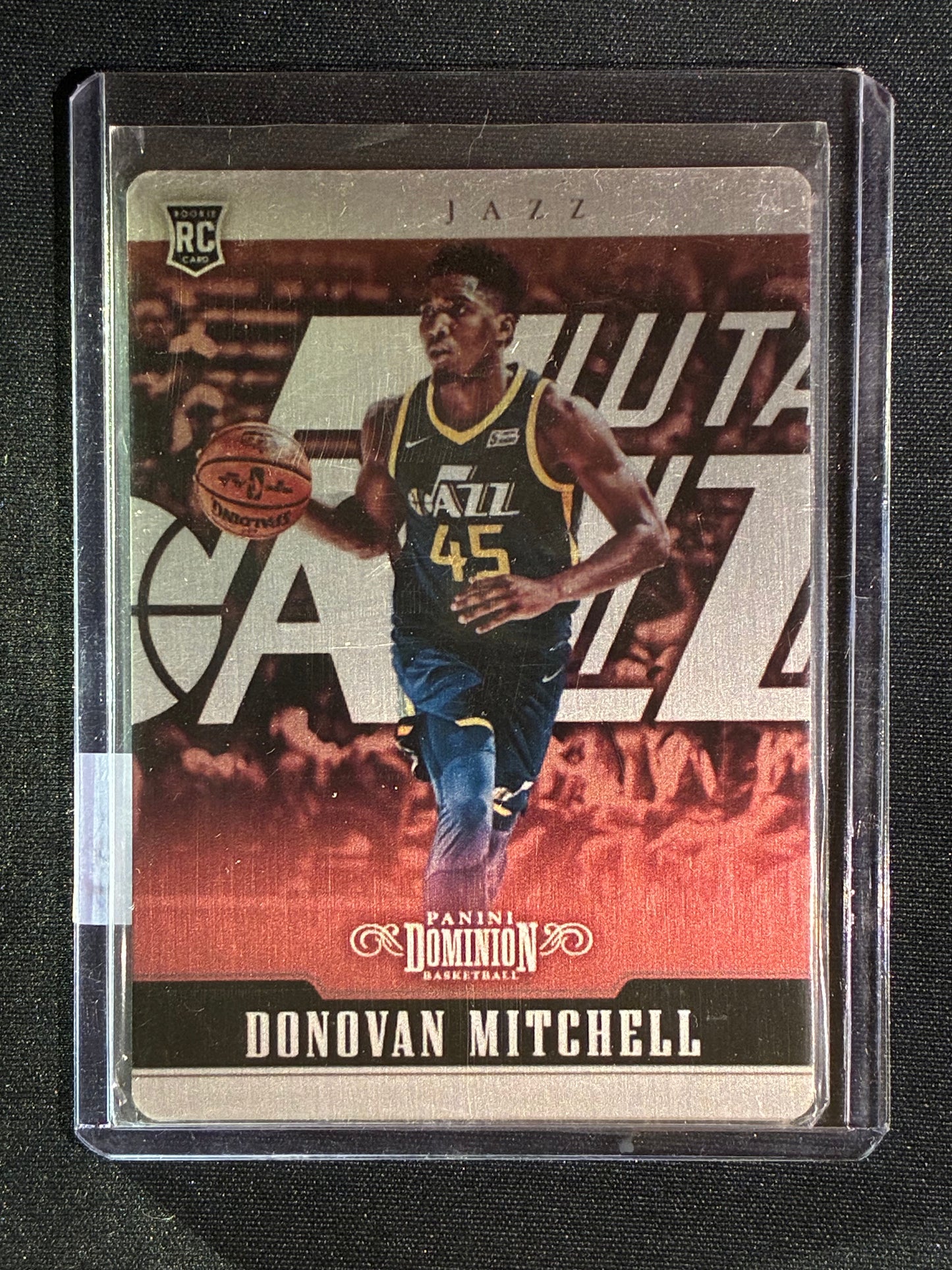 2017-18 Dominion DONOVAN MITCHELL Rookie Metal Copper Bronze 22/49 #114