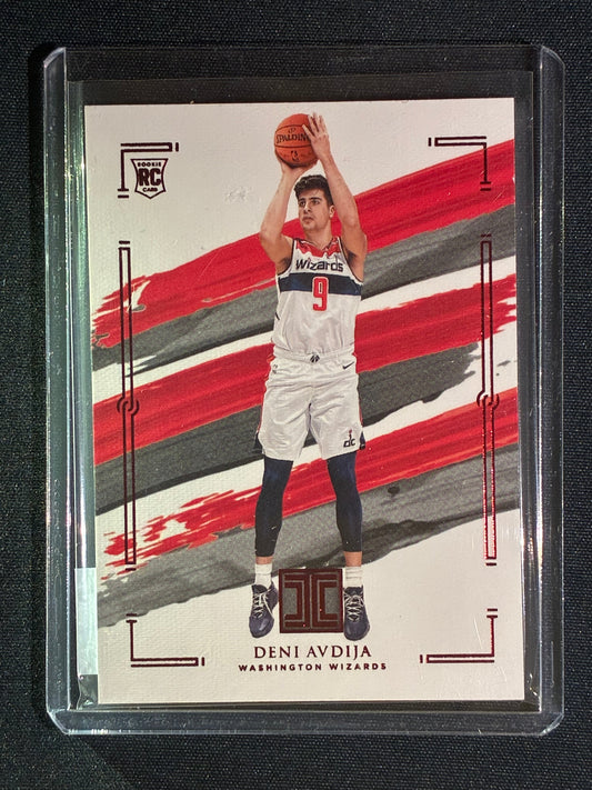 2020-21 Impeccable DENI AVDIJA International Rookie Red #92