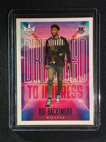 2019-20 Court Kings RUI HACHIMIURA Dressed to Impress Rookie Purple 98/99 #4
