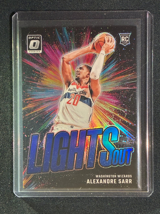 2024-25 Donruss Optic ALEXANDRE SARR Rookie Lights Out 12/49 #5