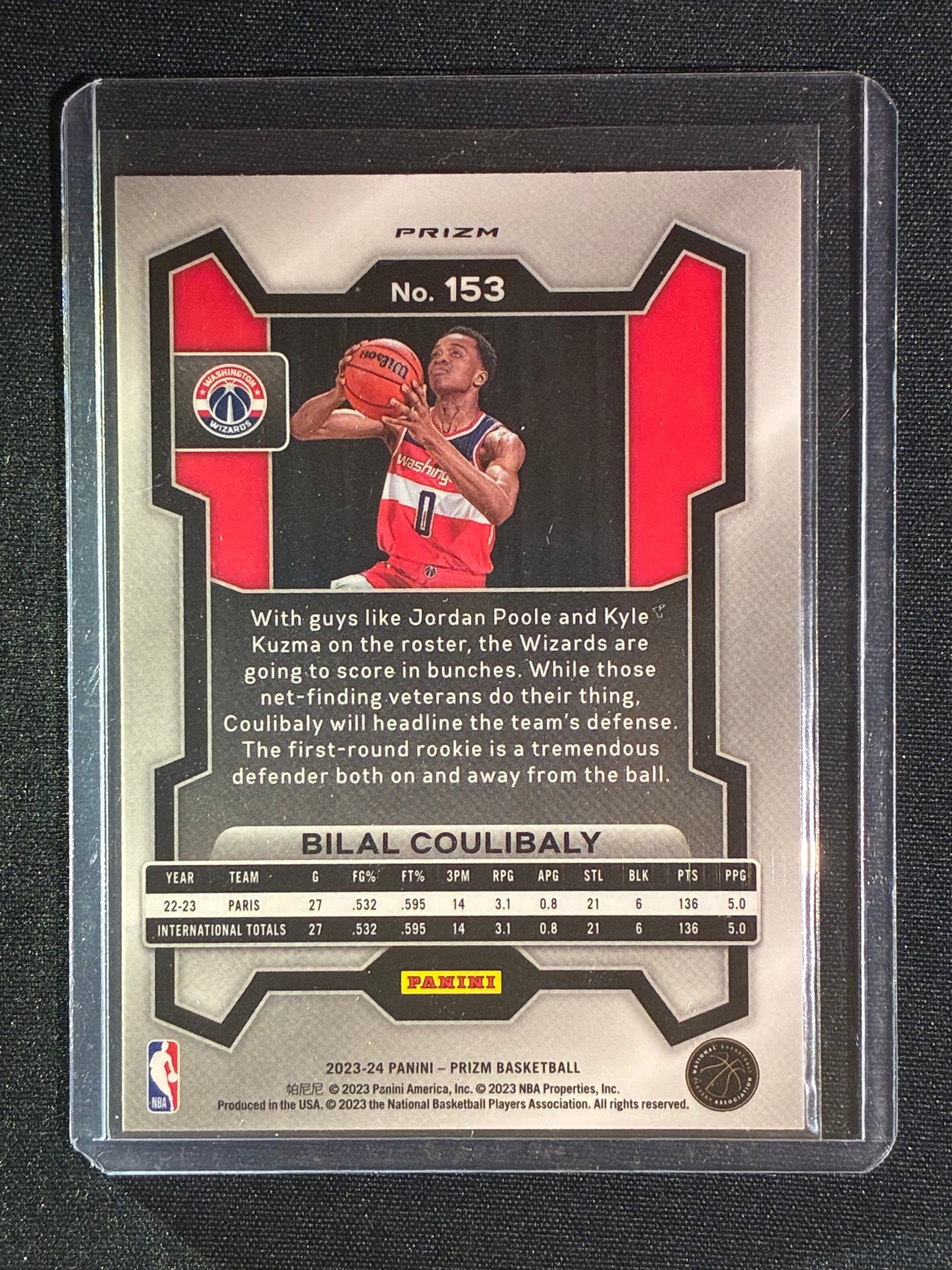 2023-24 Prizm BILAL COULIBALY Rookie Green Prizm #153