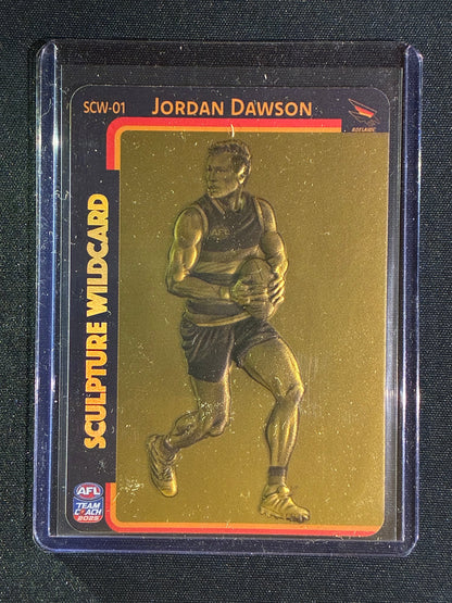 2025 Teamcoach JORDAN DAWSON Sculpture Wildcard Gold SP #1