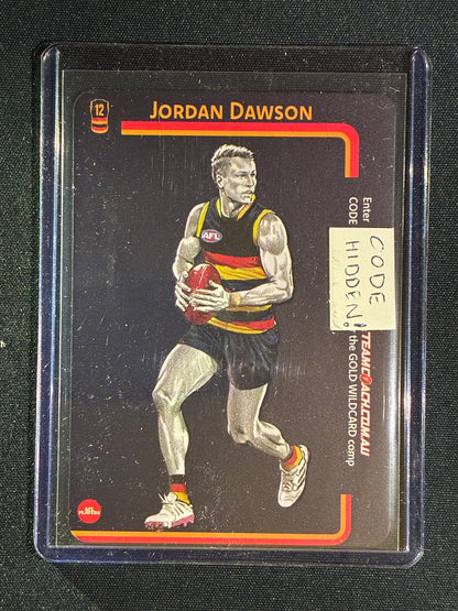 2025 Teamcoach JORDAN DAWSON Sculpture Wildcard Gold SP #1