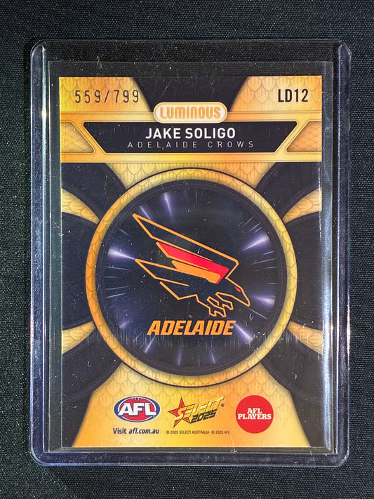 2025 Select Footy Stars JAKE SOLIGO Luminous Dragon Scales 559/799 #12