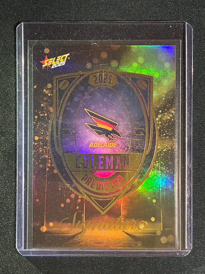 2025 Select Footy Stars ADELAIDE CROWS Coleman Predictor Signature Gold 064/220 #1