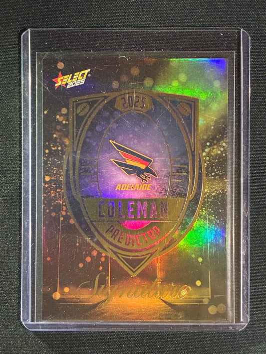 2025 Select Footy Stars ADELAIDE CROWS Coleman Predictor Signature Gold 064/220 #1