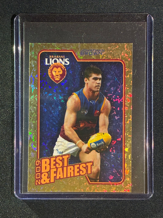 2010 Herald Sun AFL JONATHAN BROWN 2009 Best & Fairest Gold #2