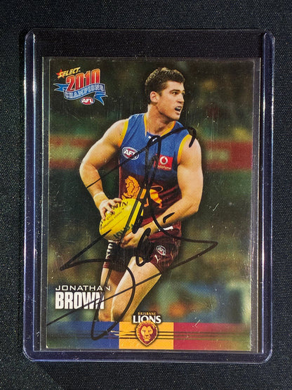 2010 Select Champions JONATHAN BROWN Base Signature Auto IP #16