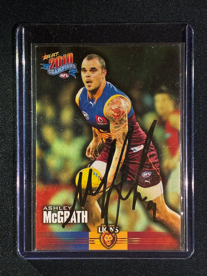 2010 Select Champions ASHLEY MCGRATH Base Signature Auto IP #27