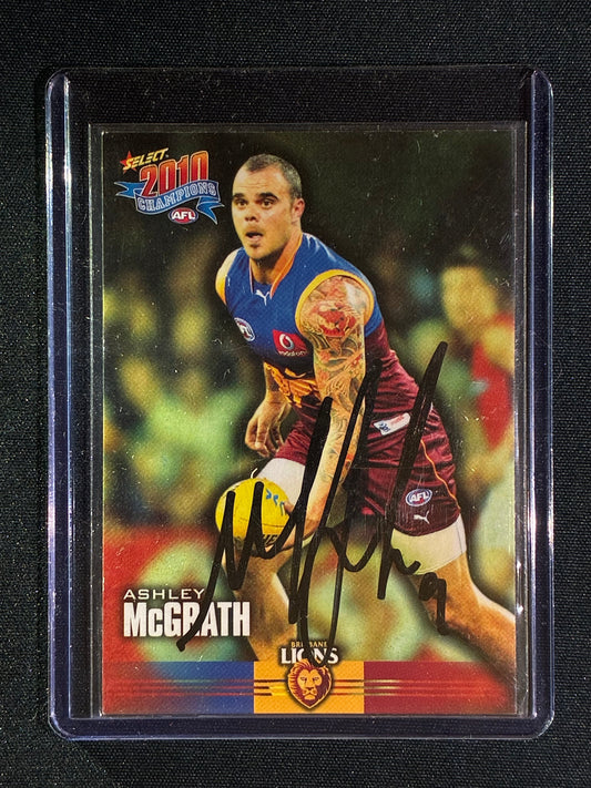 2010 Select Champions ASHLEY MCGRATH Base Signature Auto IP #27