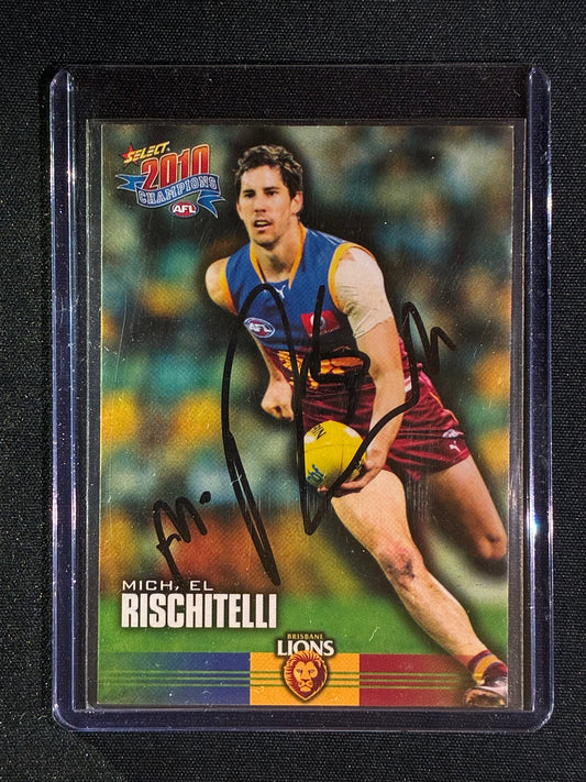 2010 Select Champions MICHAEL RISCHITELLI Base Signature Auto IP #22