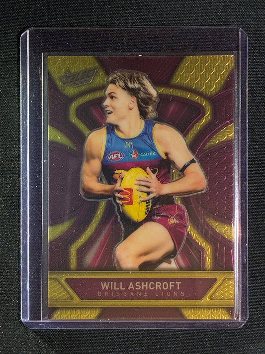 2025 Select Footy Stars WILL ASHCROFT Luminous Dragon Scales 610/799 #15