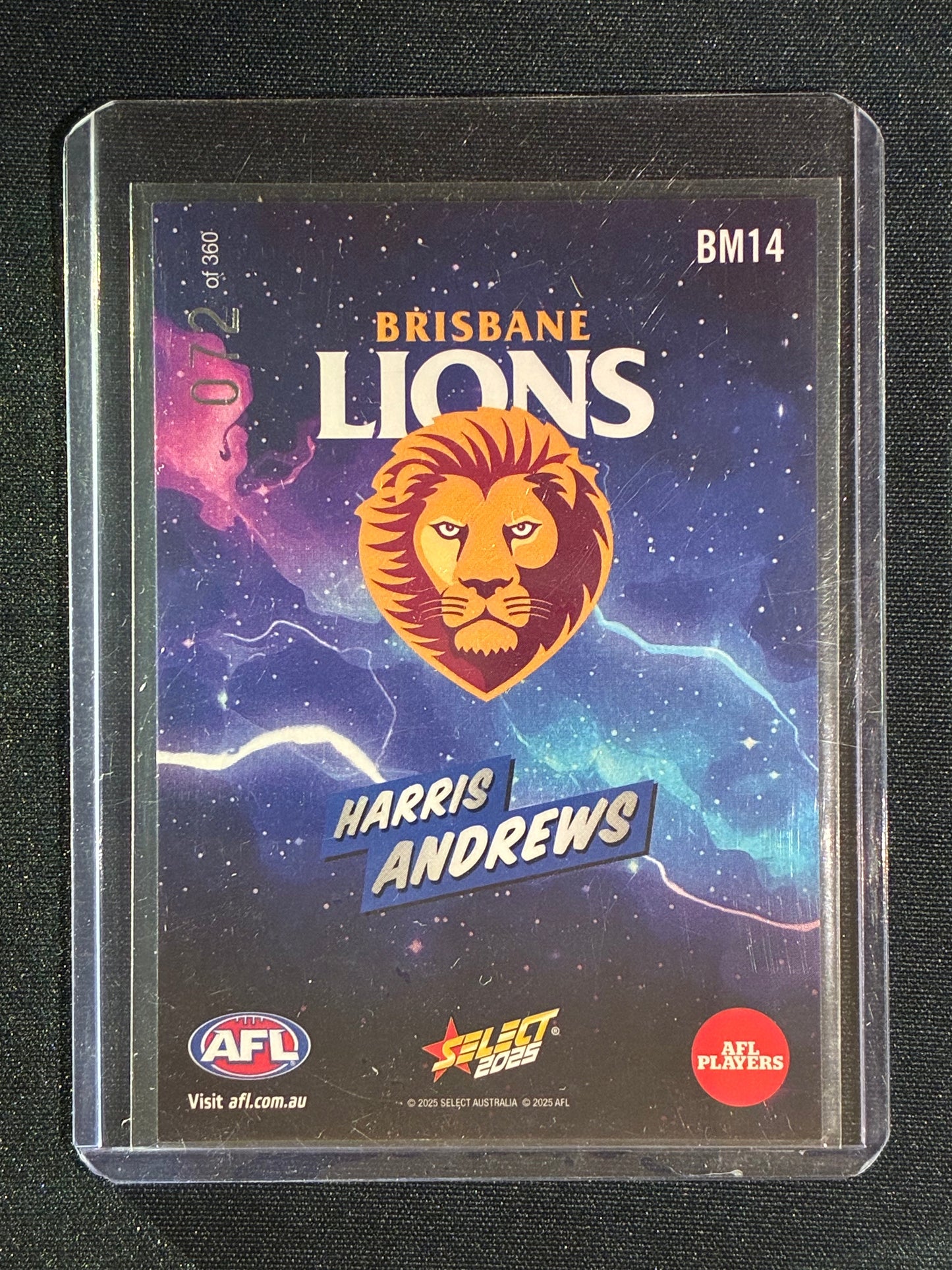 2025 Select Footy Stars HARRIS ANDREWS Booom Boom 072/360 #14