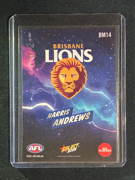 2025 Select Footy Stars HARRIS ANDREWS Booom Boom 072/360 #14