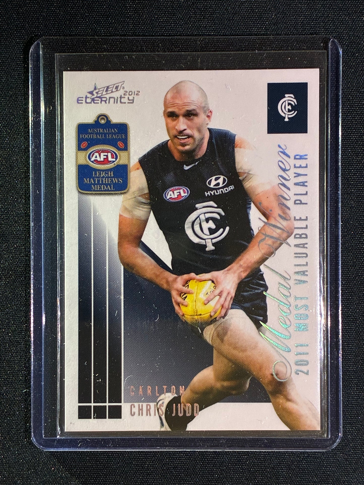 2012 Select Eternity CHRIS JUDD Medal Winner 2011 Most Valuable Player MVP #5