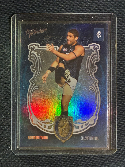 2010 Select Prestige BRENDAN FEVOLA  Medal Winner 2009 Coleman Medallist #2